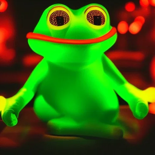 Pepe the Frog with lazers