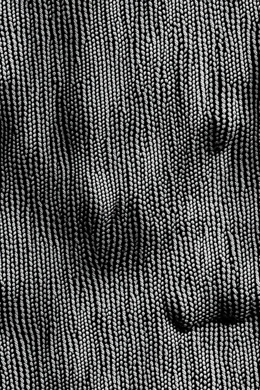 Infinite pattern wool tweed, tilable, black and white, top view, uniforme texture, photorealistic effect