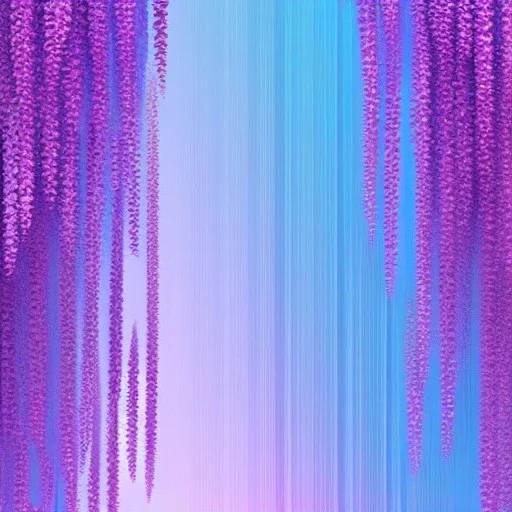 a magical crystal vertical light, pink and blue wisteria , pink vertical, blue lake,sharp, background vertical blue gradient vertical, elegant, highly detailed, artstation, concept art, smooth, sharp focus, illustration, 8k, splash art, wallpaper, key visual