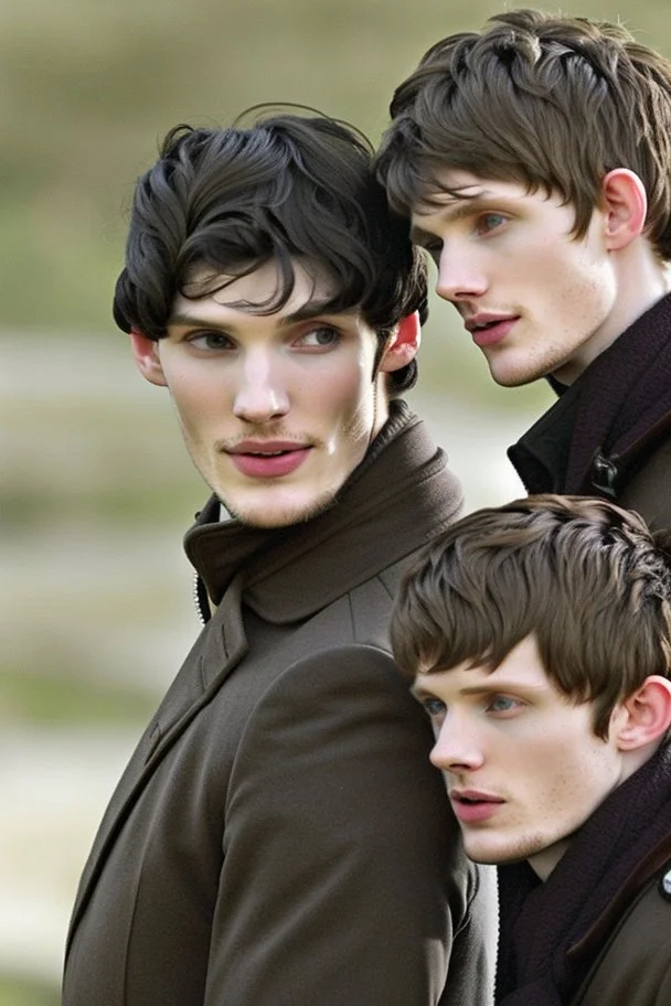 merthur colin morgan and bradley james in love