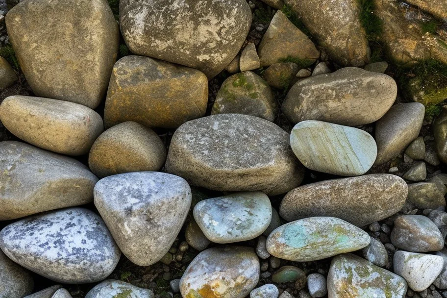 piedras de una antigua iglesia amontonadas