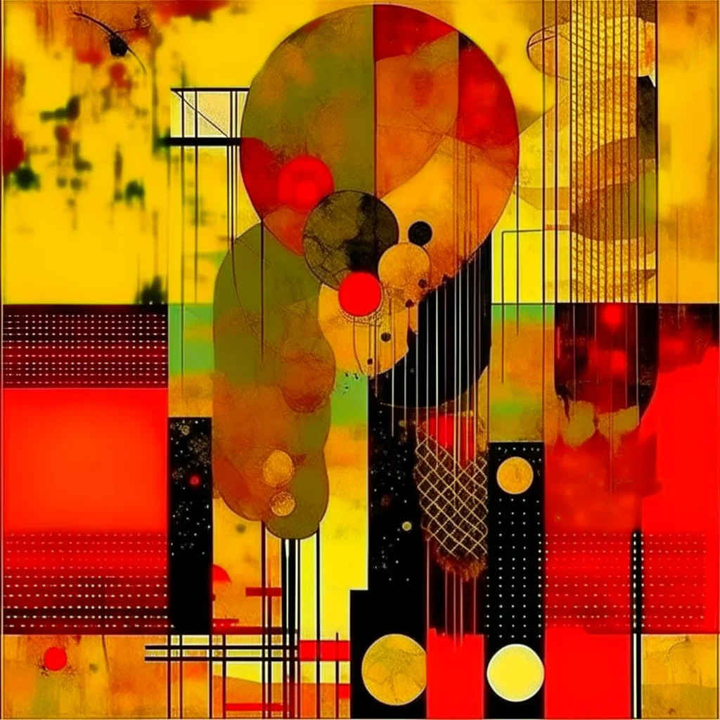 Exponential decay paradigm shift, abstract surrealism, by Dave McKean and Arthur Secunda and Squeak Carnwath, silkscreened mind-bending illustration; asymmetric, Braille art, warm colors, dark shine, saturated colors, atmosphere guided by N(t)=N0​⋅e−kt