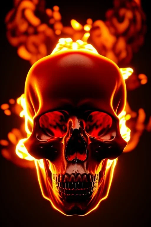 portrait of skull set in fire, cinematic lighting, photorealistic, ornate, intricate, realistic, detailed, volumetric light and shadow, hyper HD, octane render, unreal engine insanely detailed and intricate, hypermaximalist, elegant, ornate, hyper-realistic, super detailed --v 4