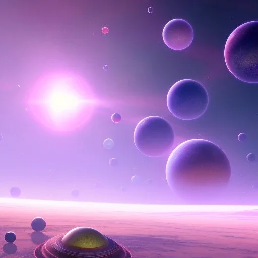 sweet galactic vibe, planets universe, very beautiful blue spaceship, light, very real atmosphere, 8k color pink