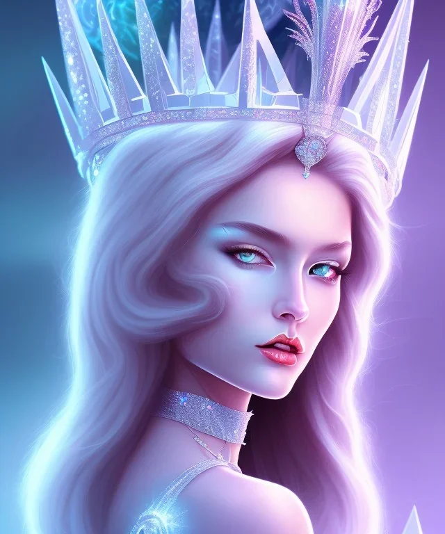 Ice crystal queen full image