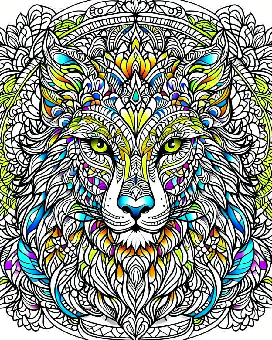 ANIMAL MANDALAS Adult Color Book for Adults