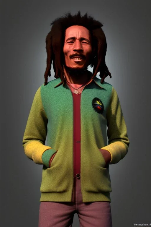 Bob Marley, 16k, smoking a joint