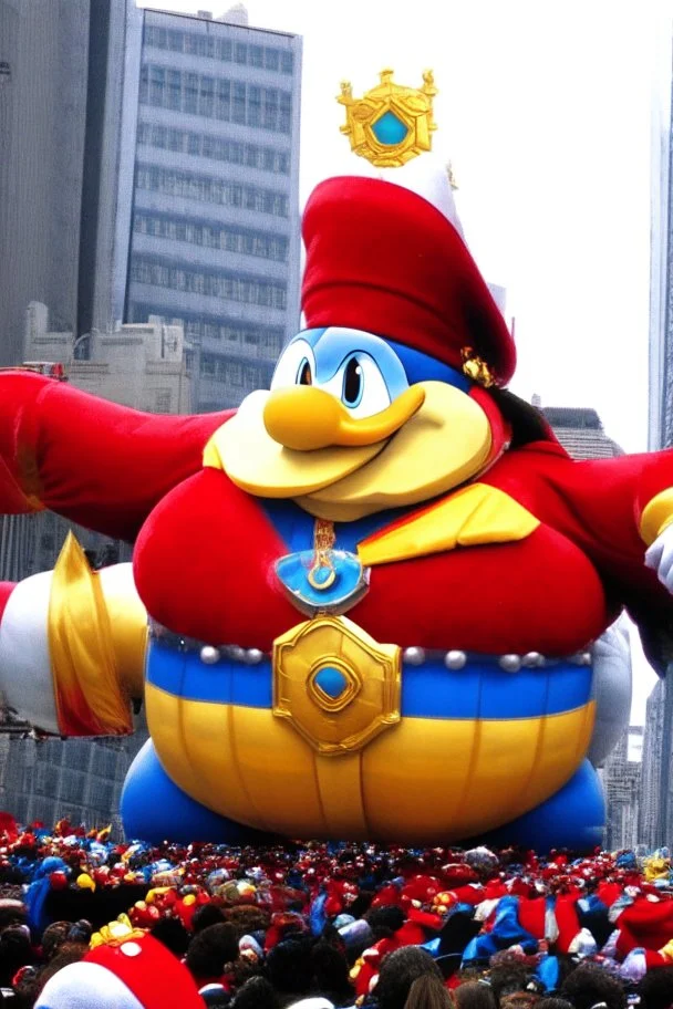 macy's day parade float of giant king dedede