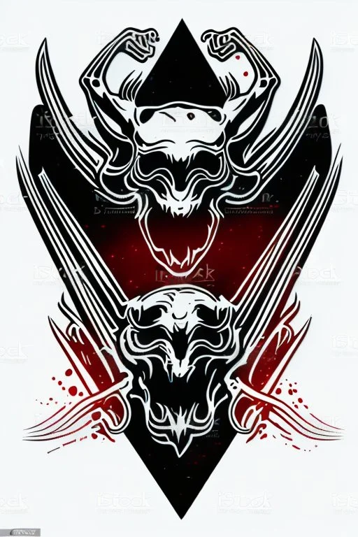 single hand in devil rock position, sticker logo vector art on white background, 4k