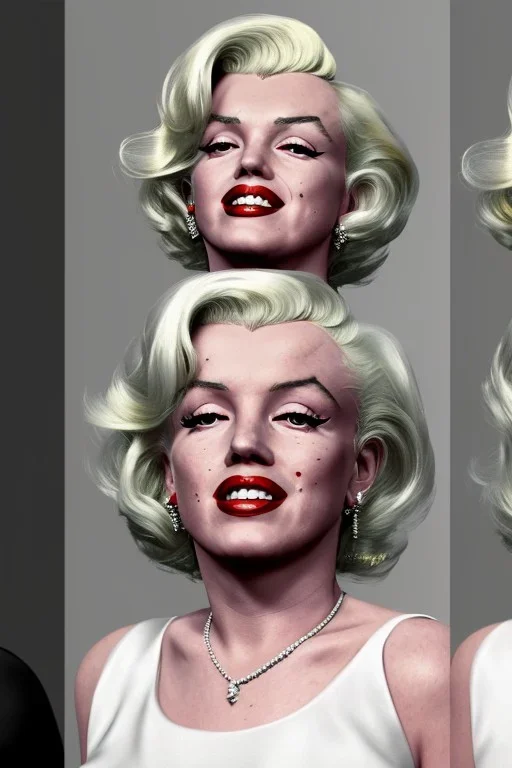 Marilyn Monroe, Mafia 2, photorealistic illustration, 4k