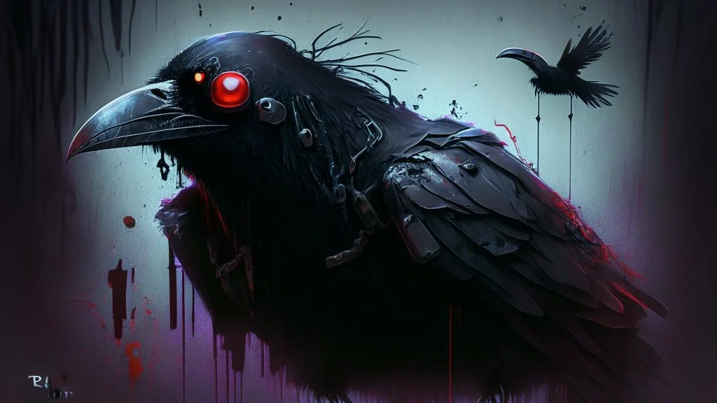 horror gaming crow