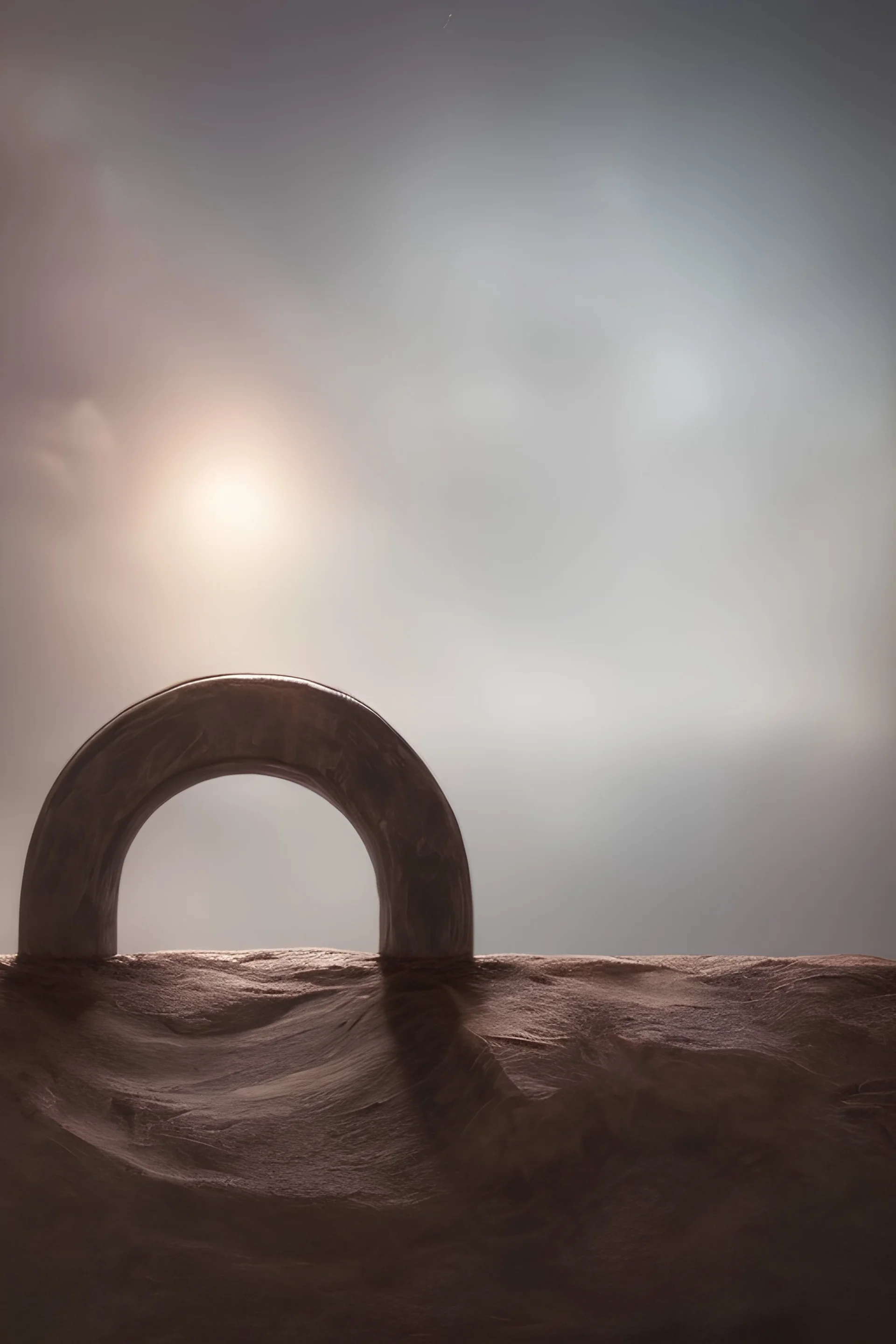 dslr photo of a horseshoe on a wall