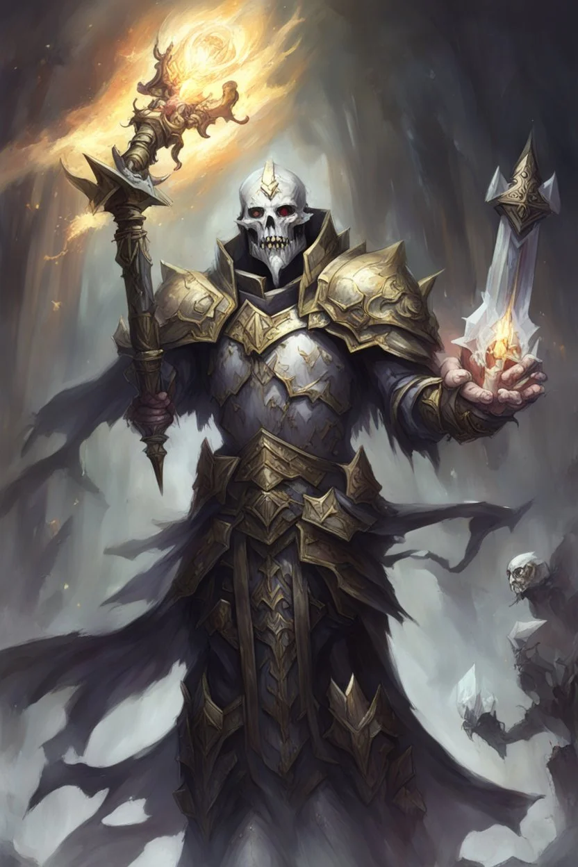 undead paladin serving a light god