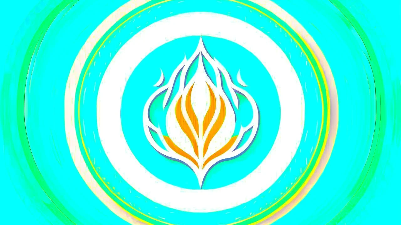 Design a distinctive logo symbol that fuses apnea/pranayama breathwork with cold immersion. Reflect the brand's values of balance, serenity, experience, transformation, and mindfulness. Infuse a holistic, educational, therapeutic, and innovative personality. Keep it simple yet unique, capturing the essence of a conscious journey to holistic well-being.