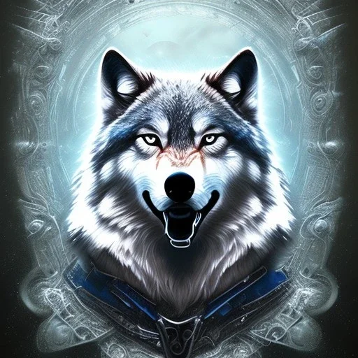 wolf, blue