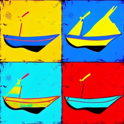 boat pop art