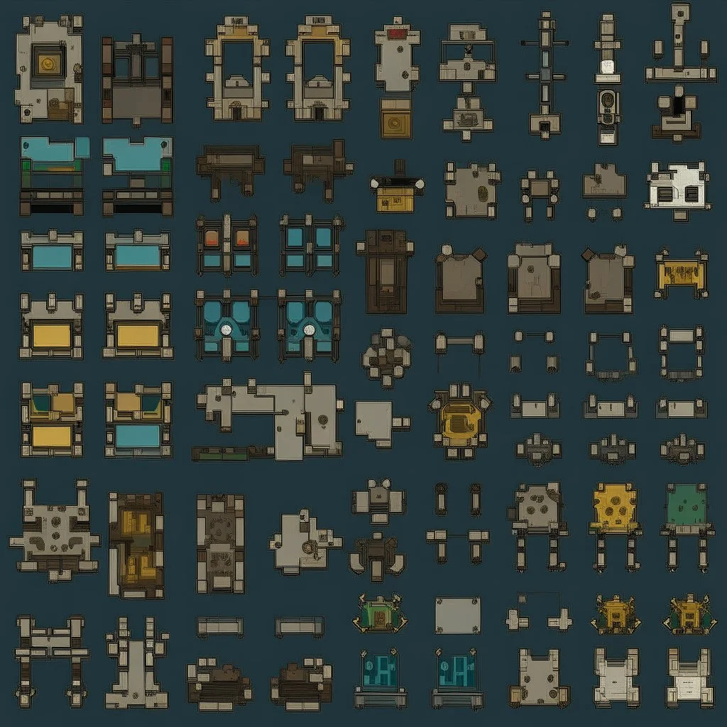 sprite sheet 32x32 metal scrap