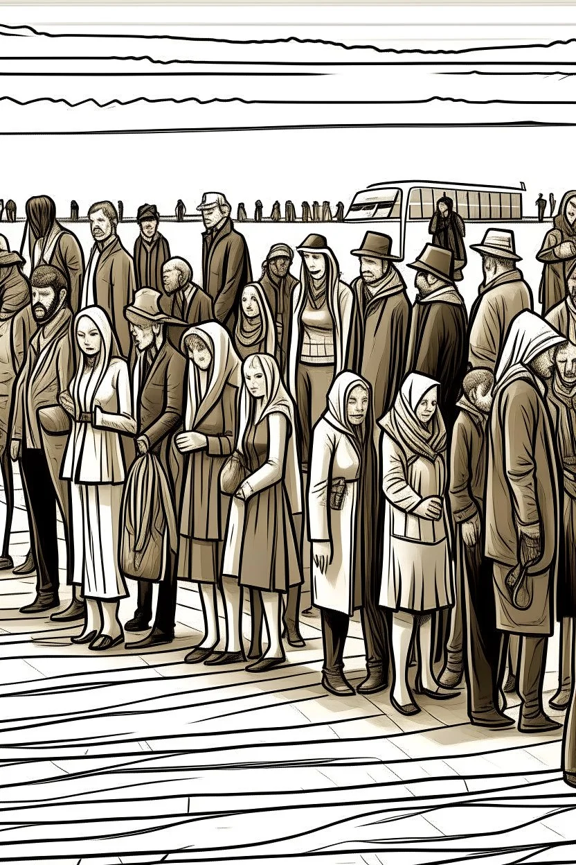 people stranded with nothing