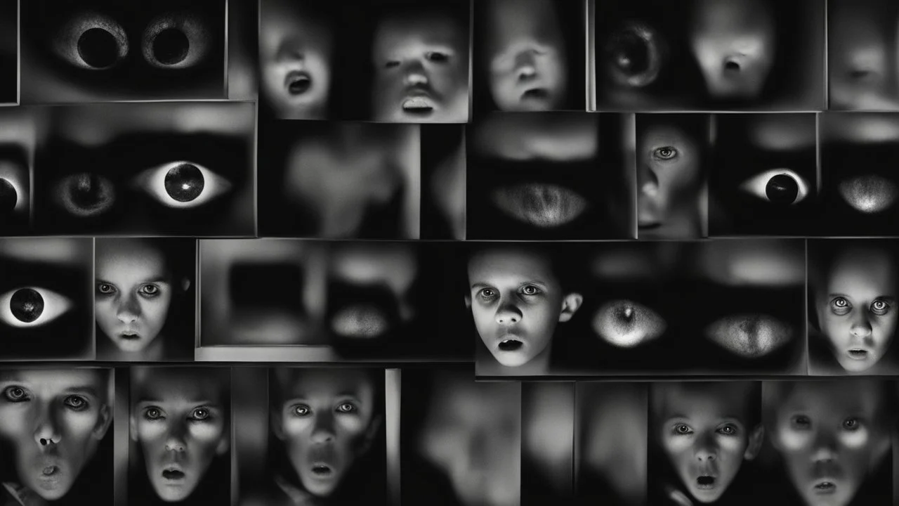 اعين مخيفه تخرج من الظلام