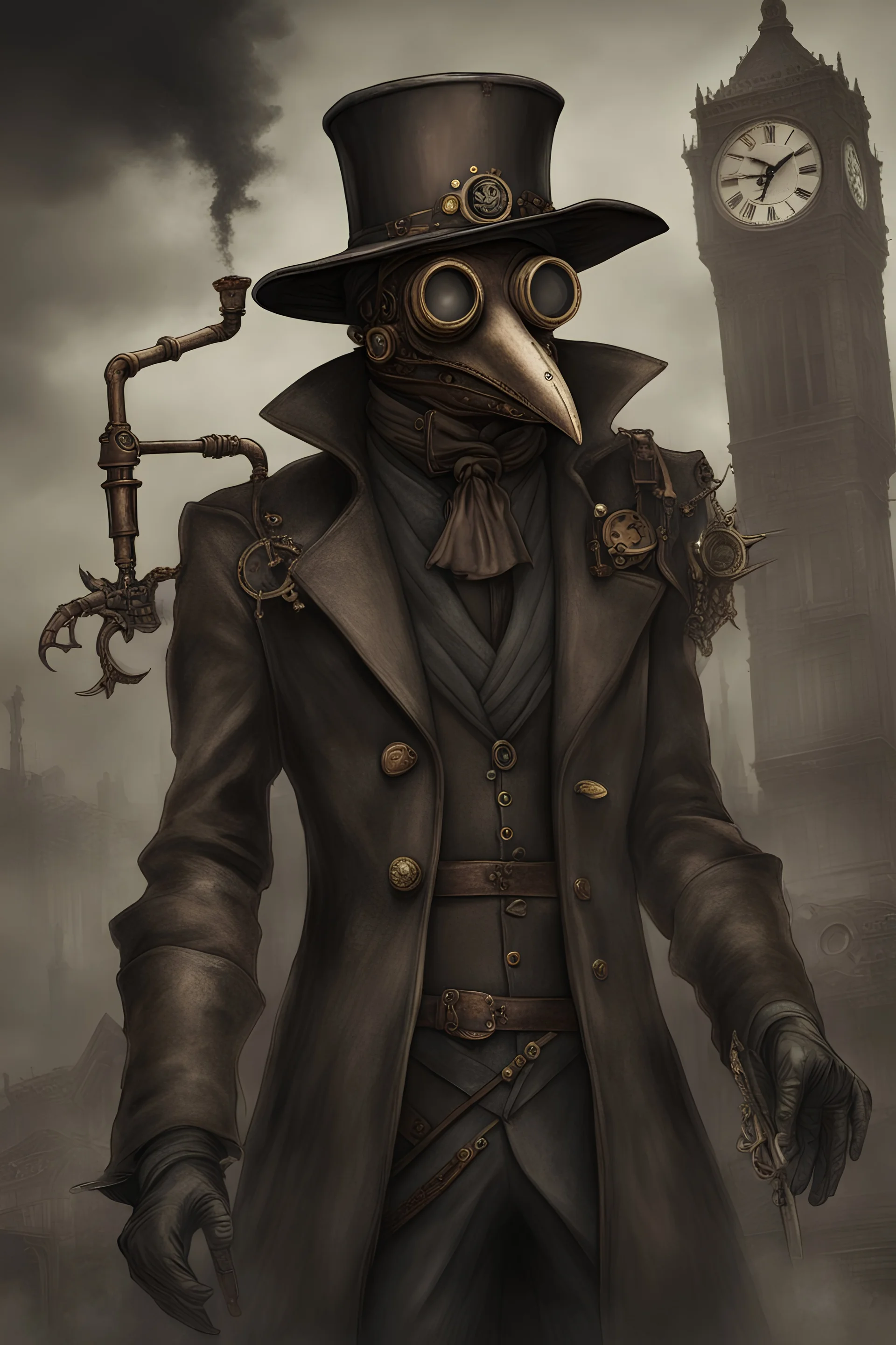 steampunk plague doctor