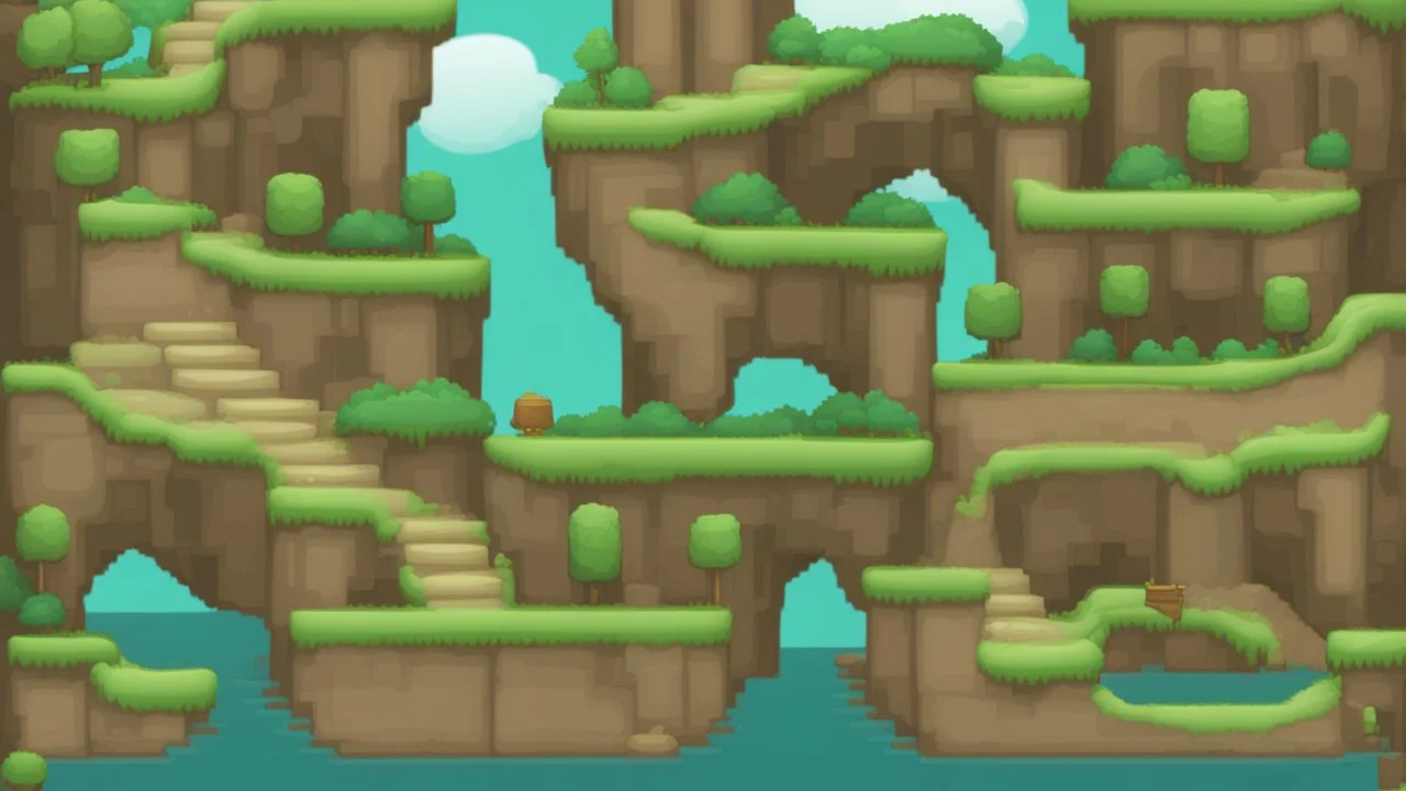 tileset landscape for 2d platformer