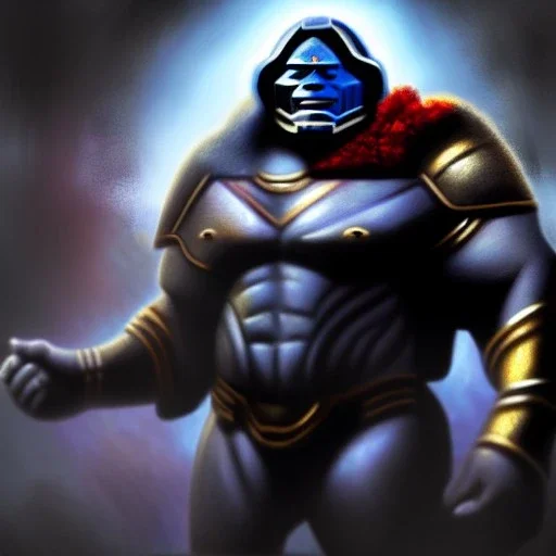 ultra detailed fullbody portrait of Darkseid ,wearing Armor, extremely detailed digital painting, extremely detailed face,crystal clear eyes, in the style of Ken Kelley robert e howard and pablo oliveira and Keith Parkinson , mystical colors, perfectly centered image, perfect composition, rim light, beautiful lighting,8k, stunning scene, raytracing