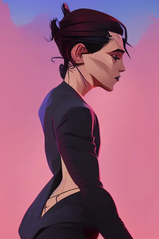 Abstract art in the style of jack vettriano