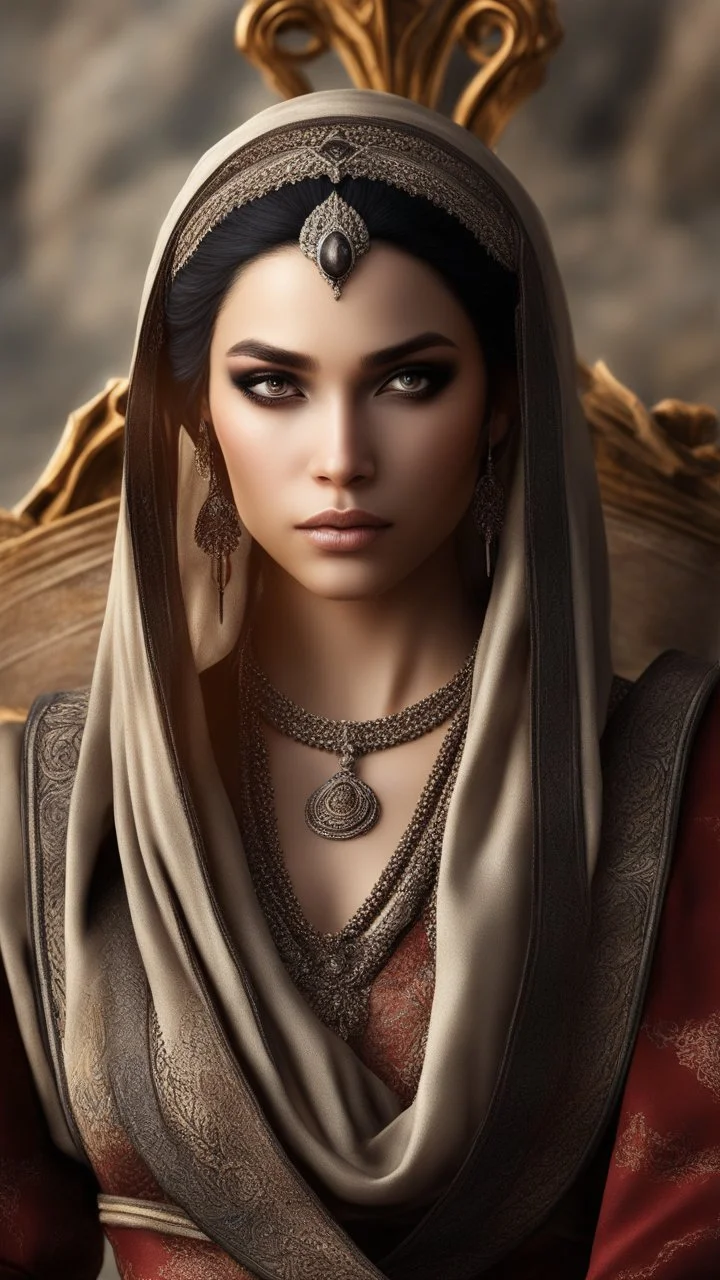 A hyper realistic photo of: Some forgotten realms strong dark skinned drow elf with long white hair wades into a strongly dark grey colour emitting magically radiating and bubbling color pool in an endless windswept level landscape of only sand and grit. photorealistic, bokeh, masterpiece, smooth shading, ultra detailed, high resolution, cinematic, unreal 6, subtle shadows, octane render, 8k, cinema 4d, HDR, dust effect, vivid colors