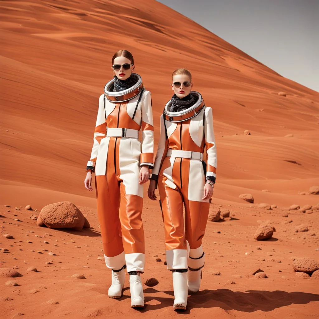 Fashion Models on Mars