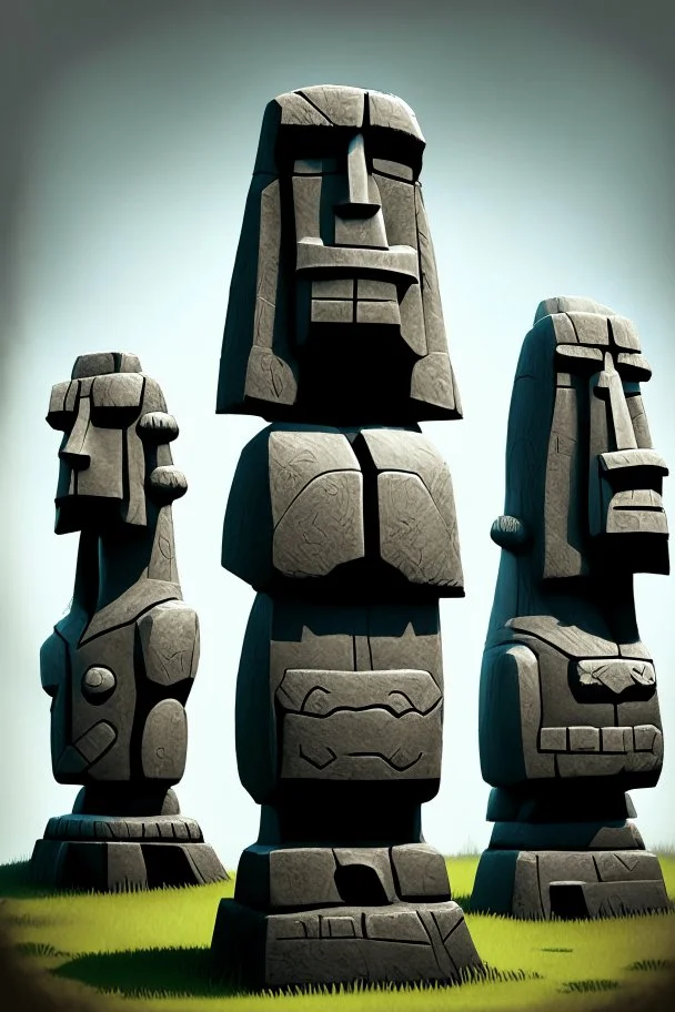 moai easter island golems