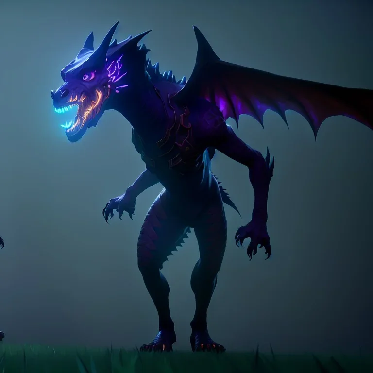  full body dragon, 8k,3d,unreal engine 5,blender, sci-fi fantasy style, volumetric lighting