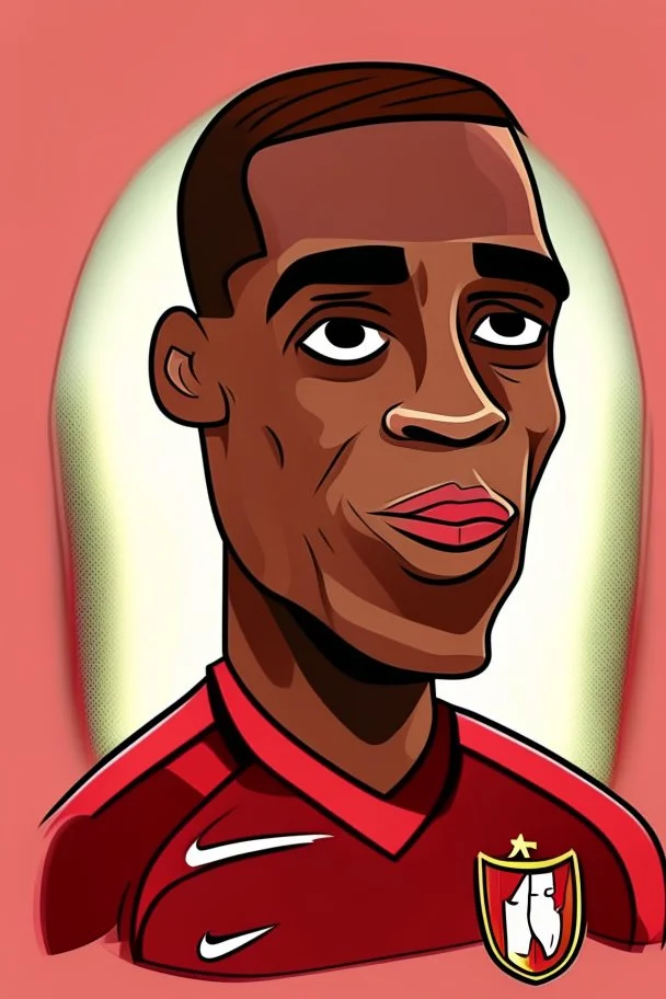 Mikael Antonio Footballer ,cartoon 2d