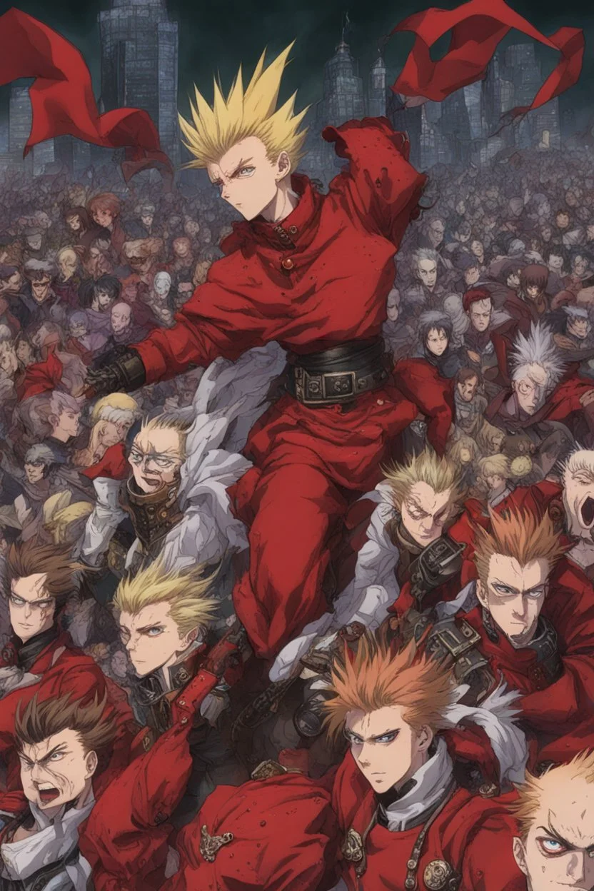 The Vash Stampede in the blood