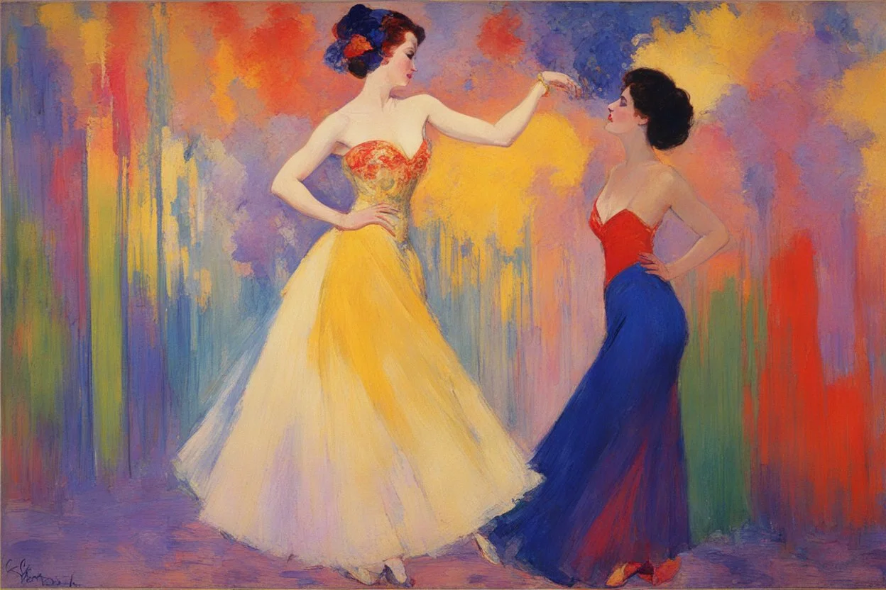 [kupka] dancing in colours Mary Ann didn't want to go back to the farm in Kansas when the castaways were finally rescued. She moved in with Ginger in Los Angeles who told her the "Sunset Boulevard Gentleman's Club" on the Sunset Strip was having an Amateur Night and she should sign up because there was some good prize money for the most popular new girl. She really enjoyed it and decided that it was a good way for her to make some money while waiting for a acting career to take off.