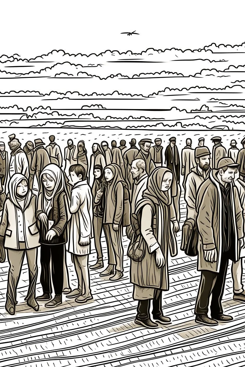 people stranded with nothing