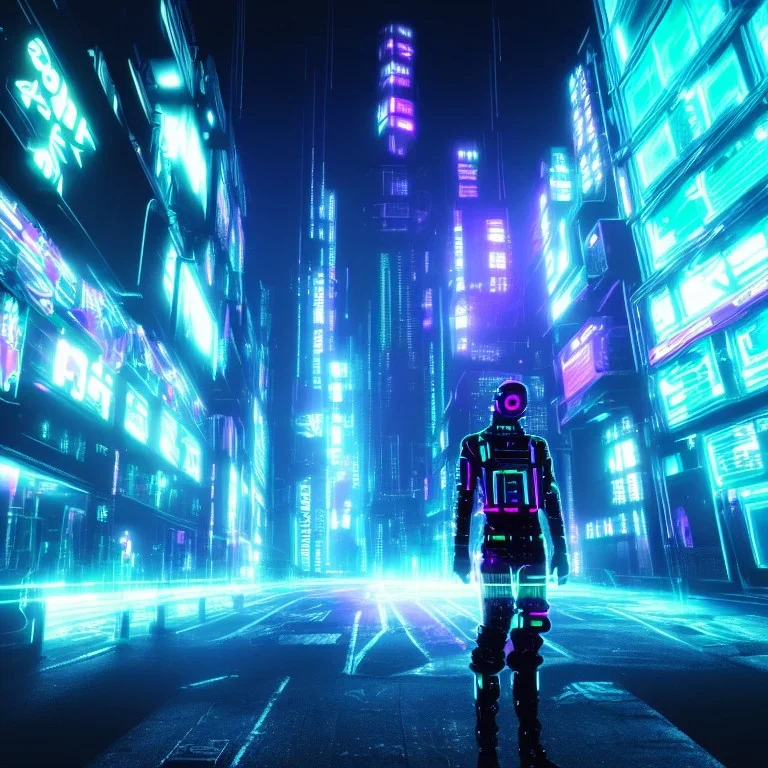 cyber punk war mode 8k