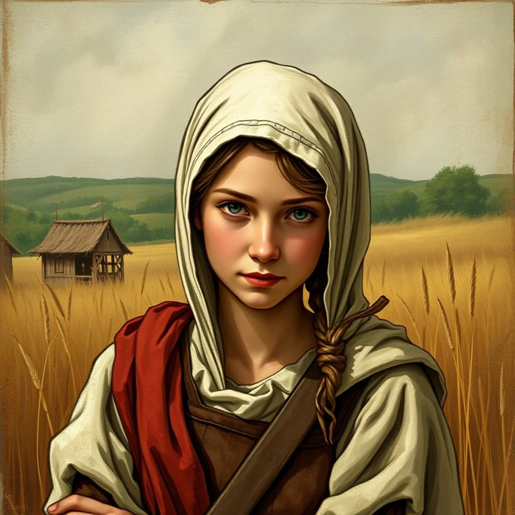 Joan a farmer girl living in Domremy, a village in eastern France during medieval times. At the age of ten, you began to hear voices that you believed to be from the Lord. These voices told you to drive out the British soldiers from the Holy Kingdom of France. These voices also revealed future events to you, which impressed many people. As you spoke well, people listened to your advice. You have already convinced two famous soldiers, Jean de Metz and Bertrand de Poulengy, to join your cause. The