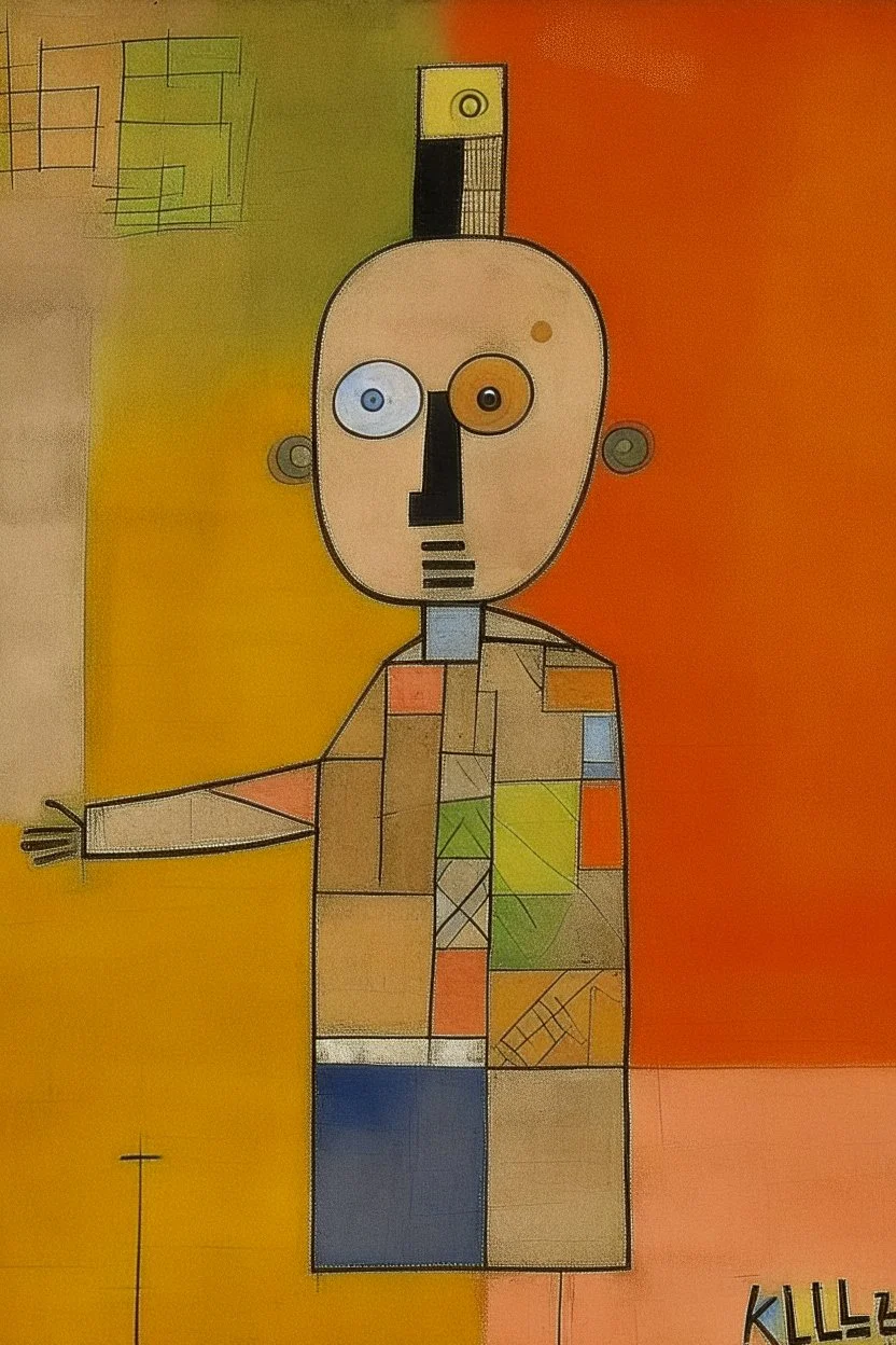 The Emporer has no clothes; paul klee