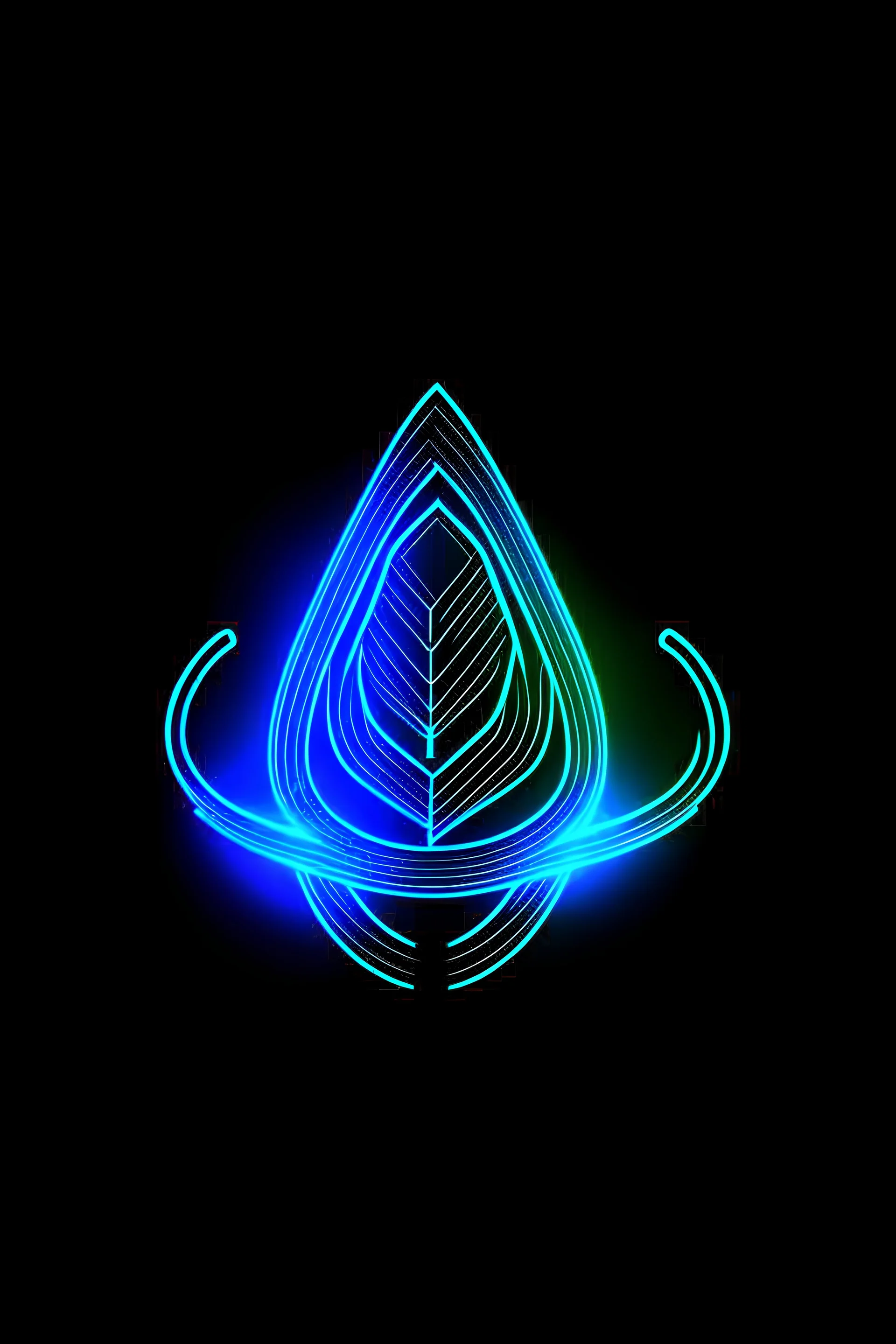 logo, line art, fluo