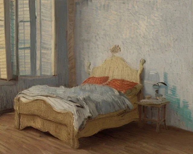 Portrait of a bed by Van Gogh