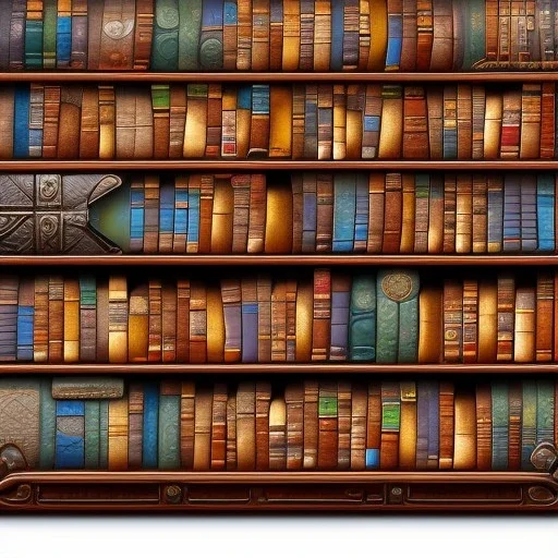 tileable game texture beautiful wooden colorful bookshelves block