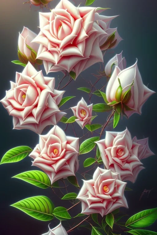 gardenia flowers, colorful, psychedelic, intricate, elegant, highly detailed, digital painting, artstation, concept art, smooth, sharp focus, illustration, art by robot