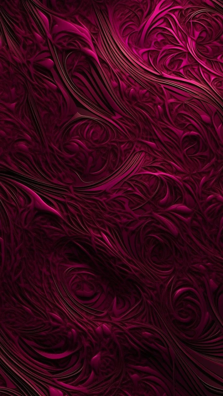 A dark magenta chaotic dimension designed in medieval tapestry