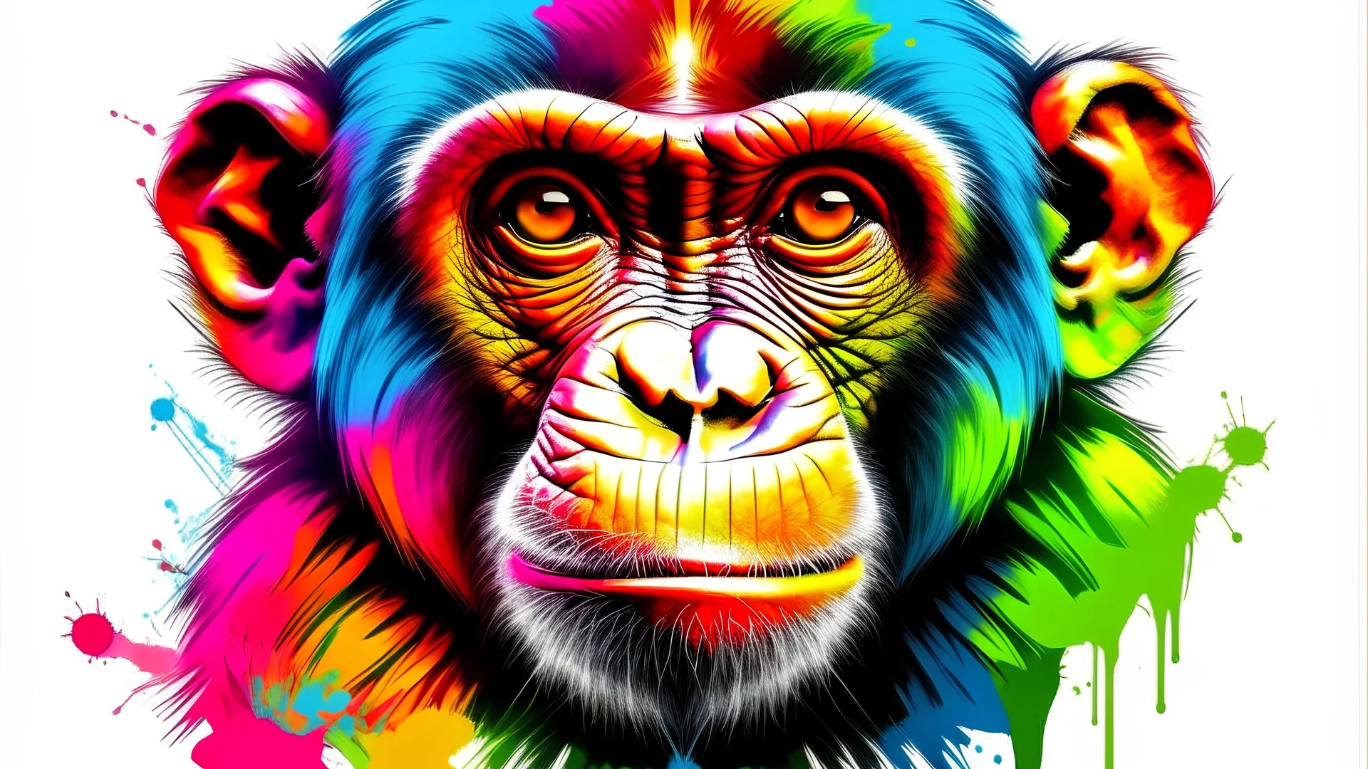 COLOUR FUL MONKEY FILL IMAGE