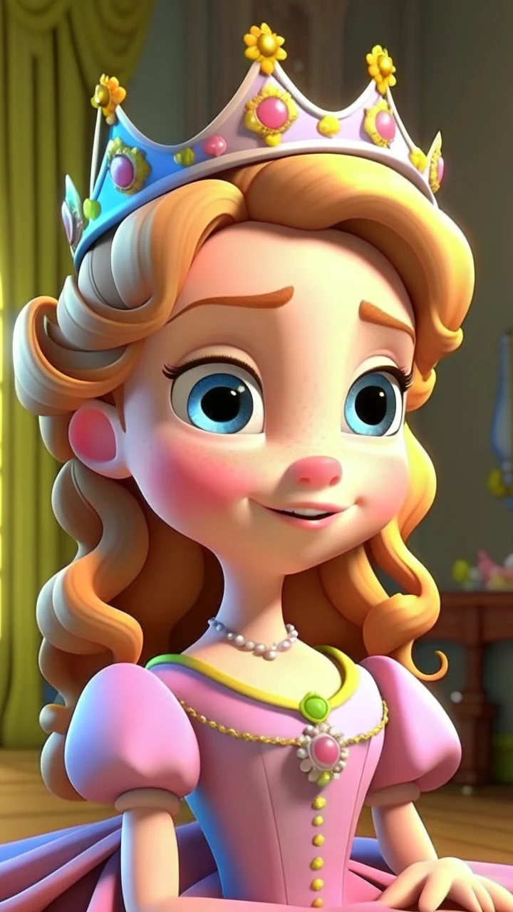 Introduction to Princess Penelope, cartoon,3D