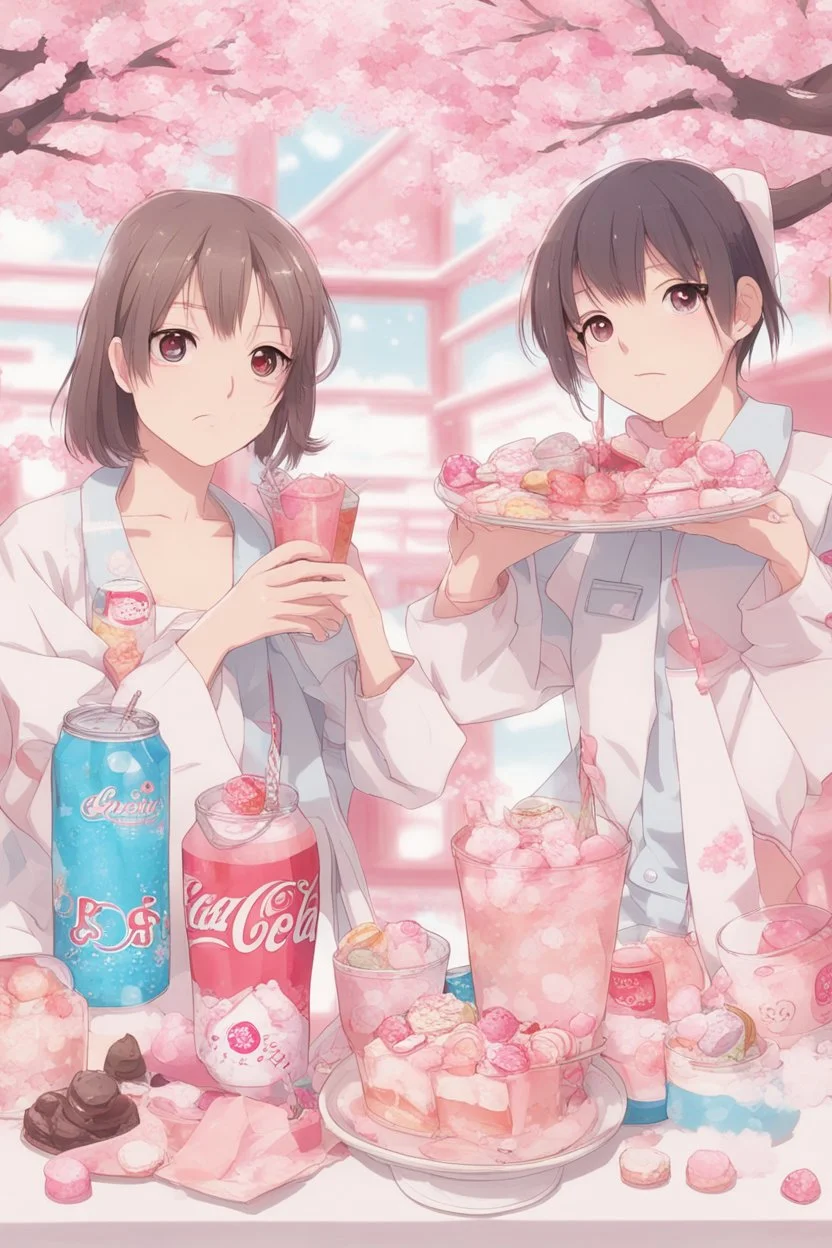 sweets,Sakura,soda,pop