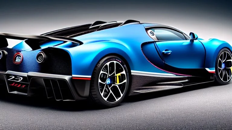 Bugatti HyperSport Superstar 2023, Rear View, 4K, Ultra Detailed