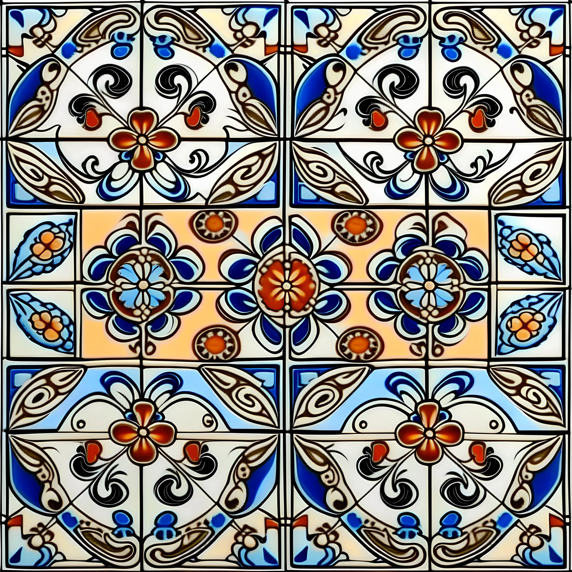 Greek style, Mediterranean style tile