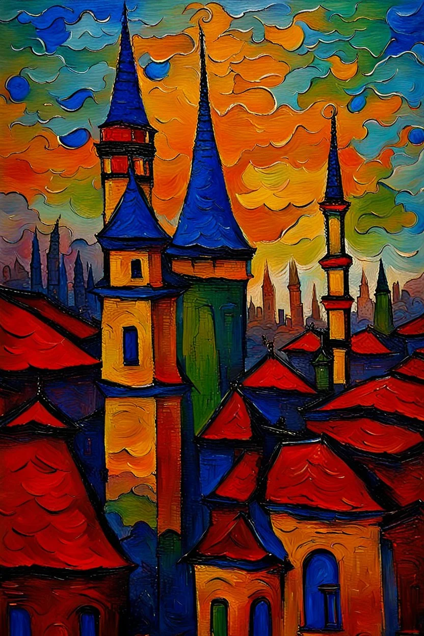 Prompt: Istanbul fantasy dream color oil impasto clean expressive --s 20 --no birds