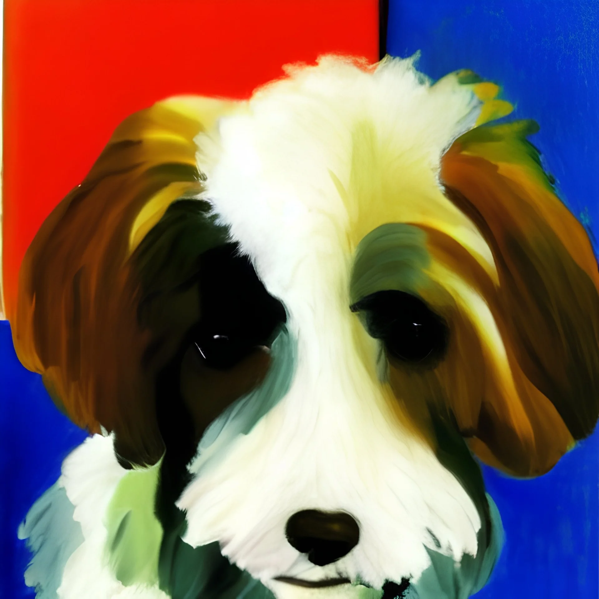 Beautiful portrait of a Cavachon by Henri Matisse